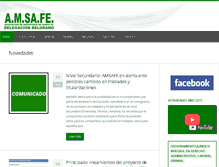 Tablet Screenshot of amsafebelgrano.com.ar